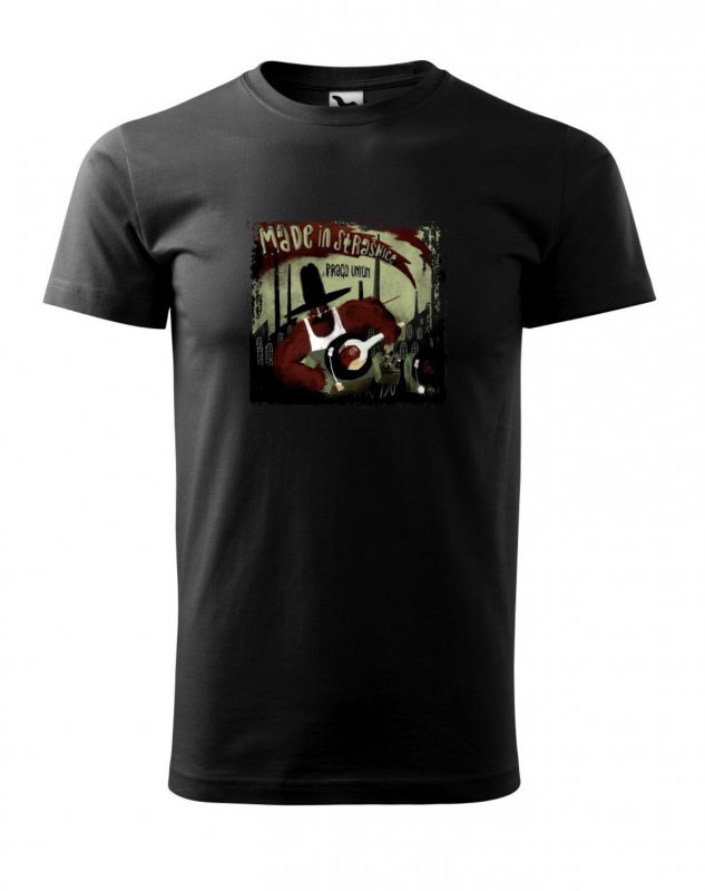 Triko Made in Strašnice černé | Fanshop Prago Union
